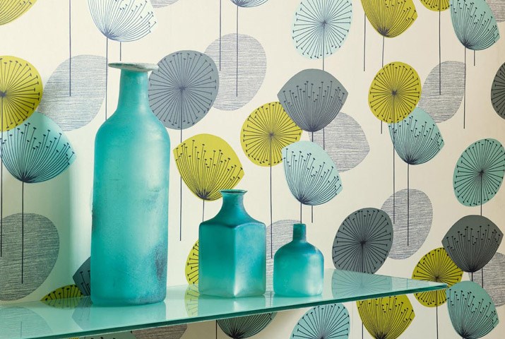 Обои Sanderson Options 10 Dandelion Clocks DOPWDA102 фото в интерьере Обои Sanderson Options 10 Dandelion Clocks DOPWDA102 фото в интерьере
