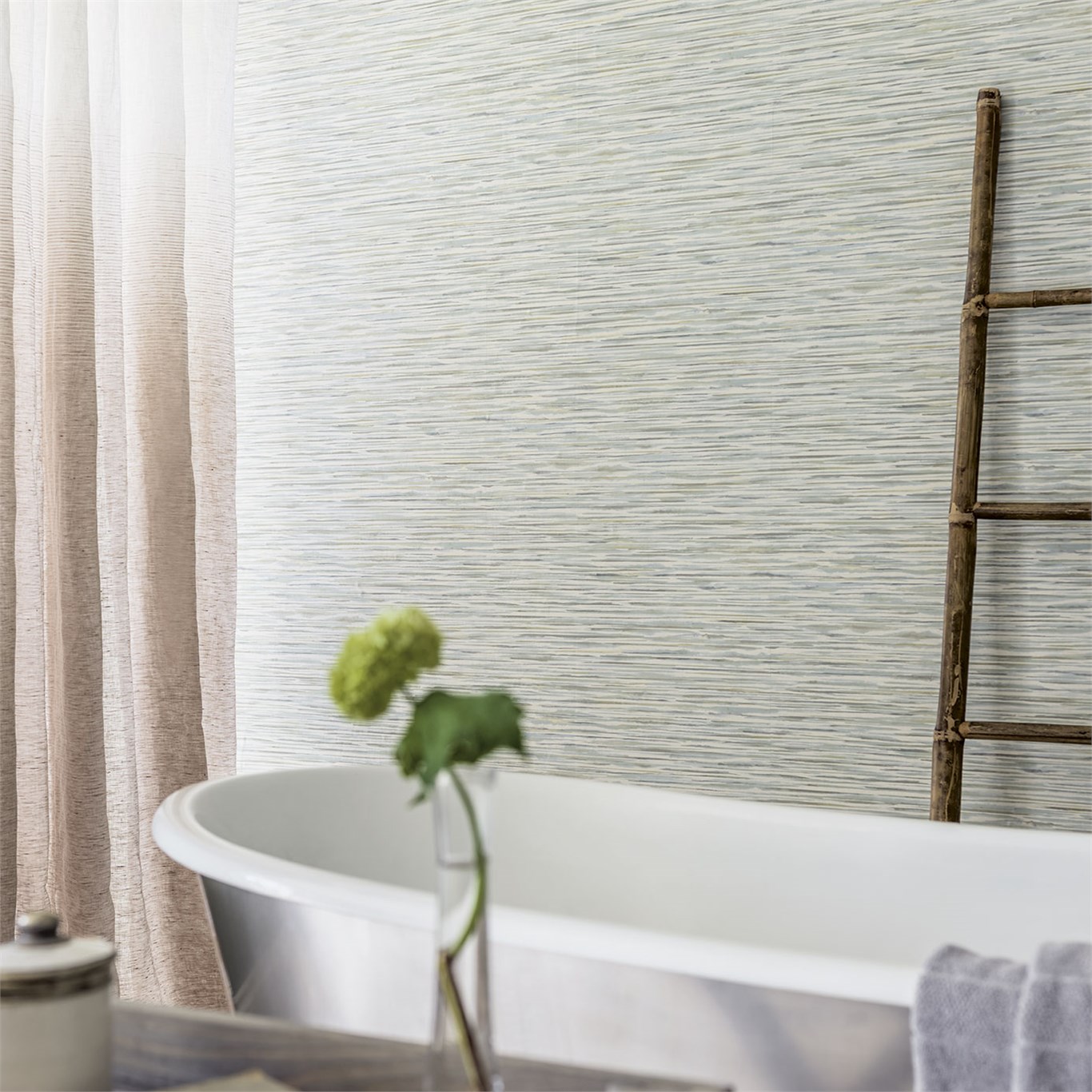 Обои Sanderson Waterperry Bayou 216293 фото в интерьере