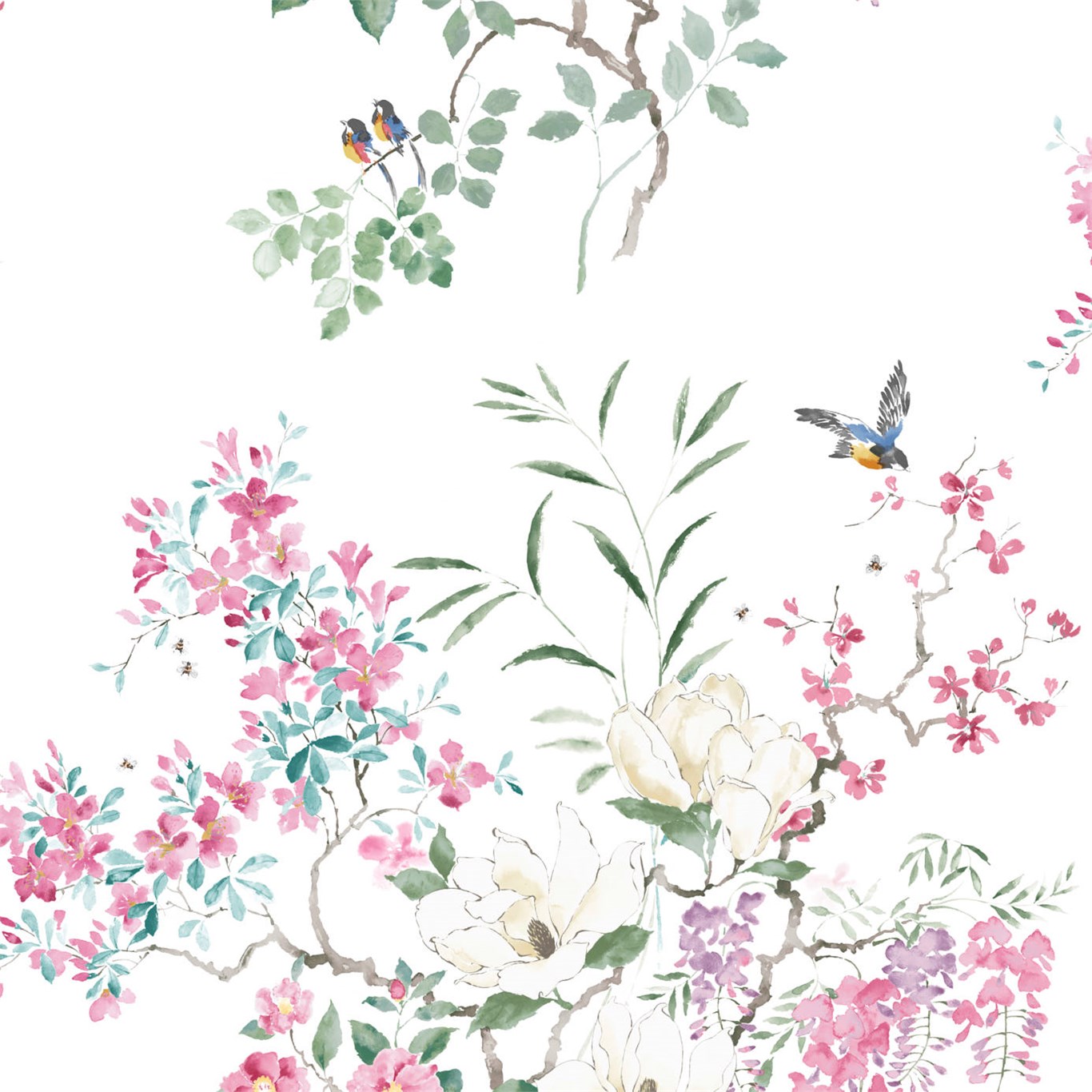 Панно Sanderson Waterperry Magnolia & Blossom Panel 216305