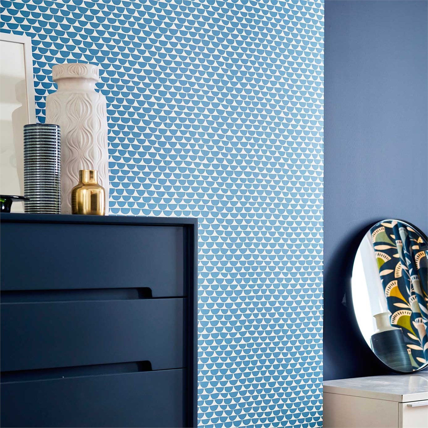 Обои Scion Noukku Kielo 111537 фото в интерьере