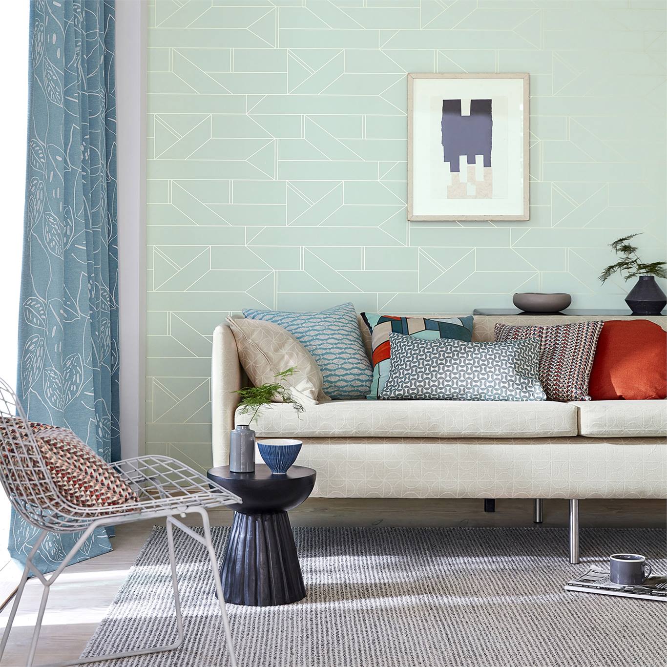 Обои Scion Zanzibar Barbican 112013 фото в интерьере