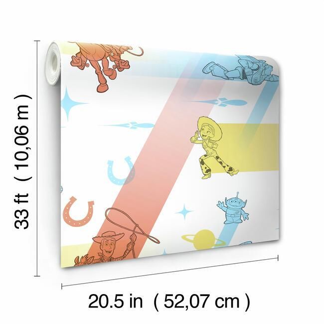 Обои York Disney IV Disney and Pixar Toy Story 4 Retro DI0924