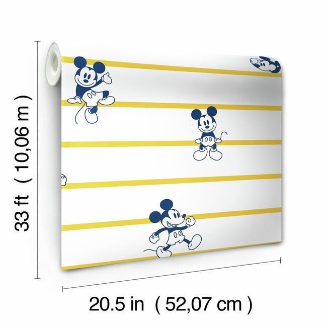 Обои York Disney IV Disney Mickey Mouse Stripe DI0931