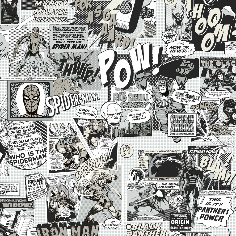 Обои York Disney IV Marvel Comics Pow! DI0946 Обои York Disney IV Marvel Comics Pow! DI0946