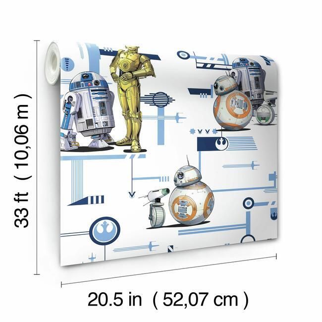Обои York Disney IV Star Wars: The Rise of Skywalker, Droids! DI0948