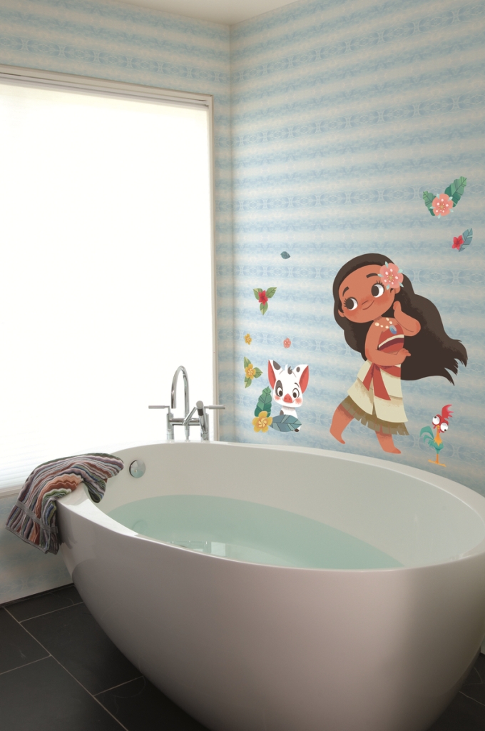 Обои York Disney IV Disney The Little Mermaid Swim DI0957 фото в интерьере