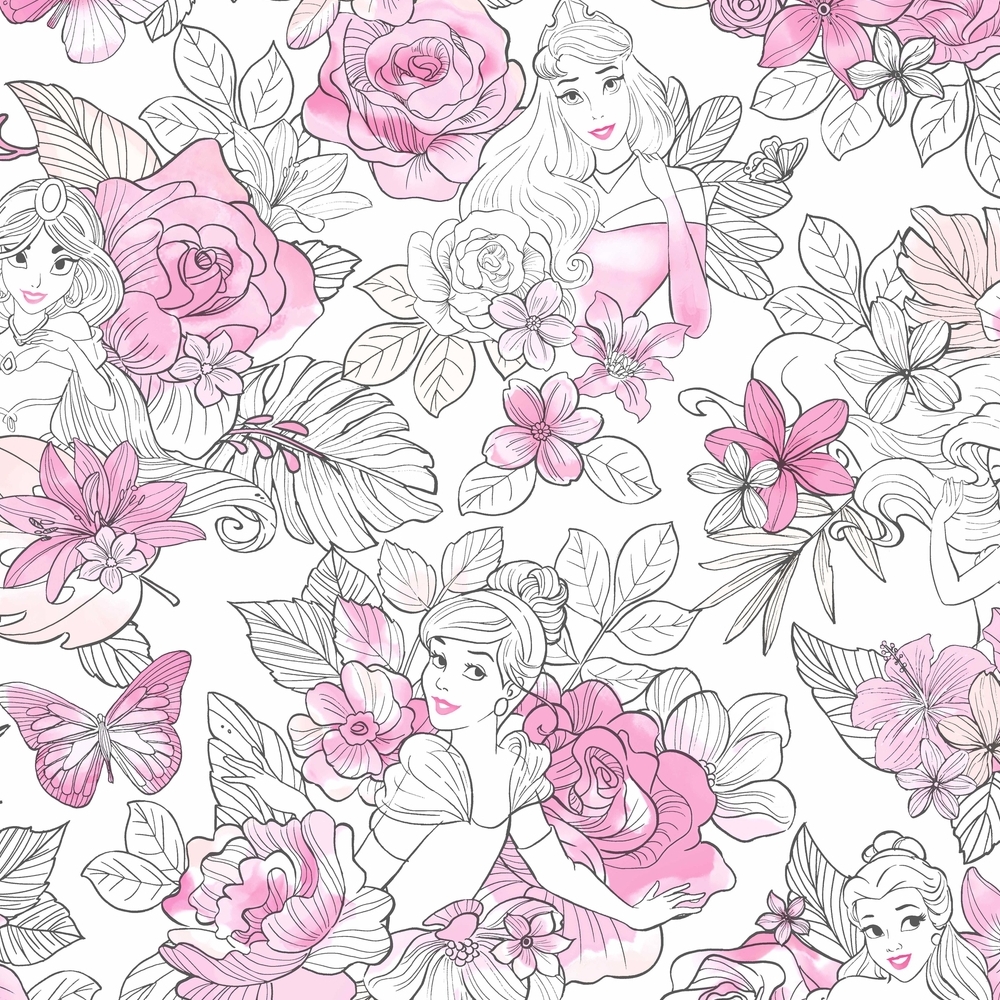 Обои York Disney IV Disney Princess Royal Floral DI0965