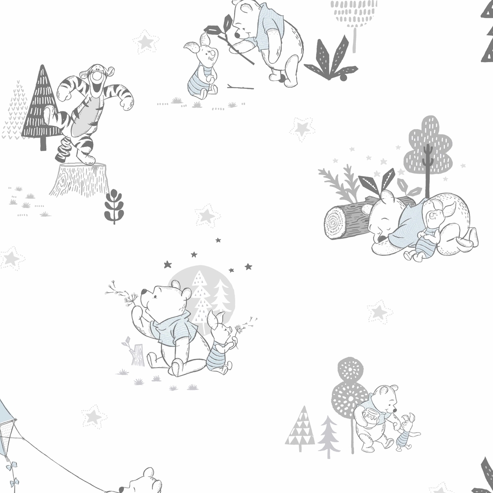 Обои York Disney IV Disney Winnie the Pooh Playmates DI0983 Обои York Disney IV Disney Winnie the Pooh Playmates DI0983