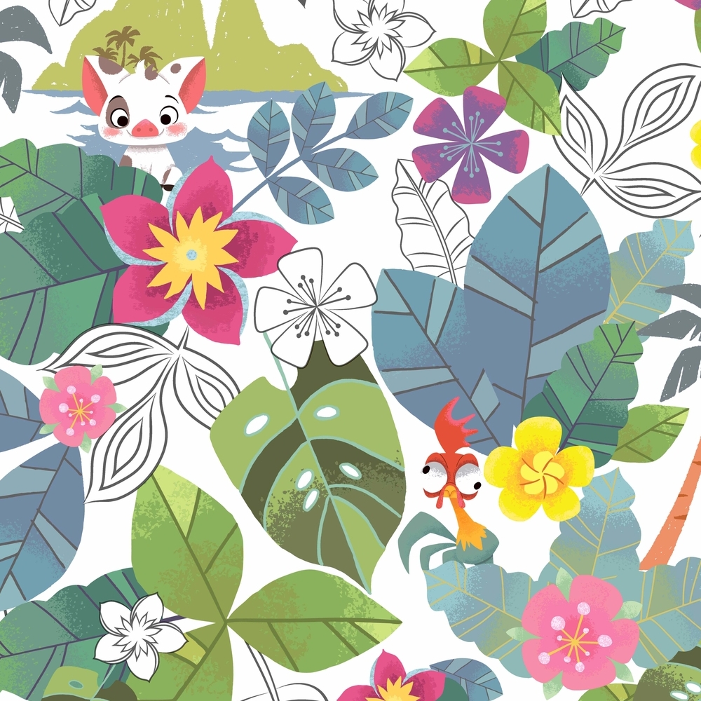 Обои York Disney IV Disney Moana Jungle DI0994 Обои York Disney IV Disney Moana Jungle DI0994