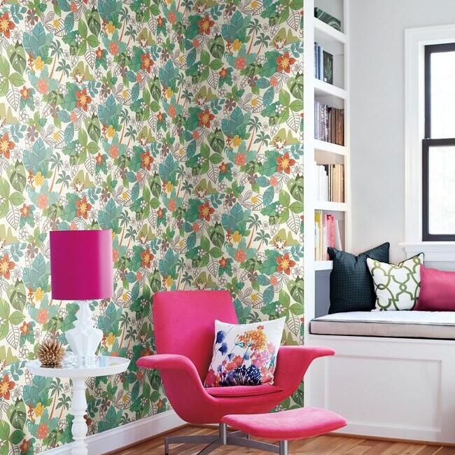 Обои York Disney IV Disney Moana Jungle DI0995 фото в интерьере