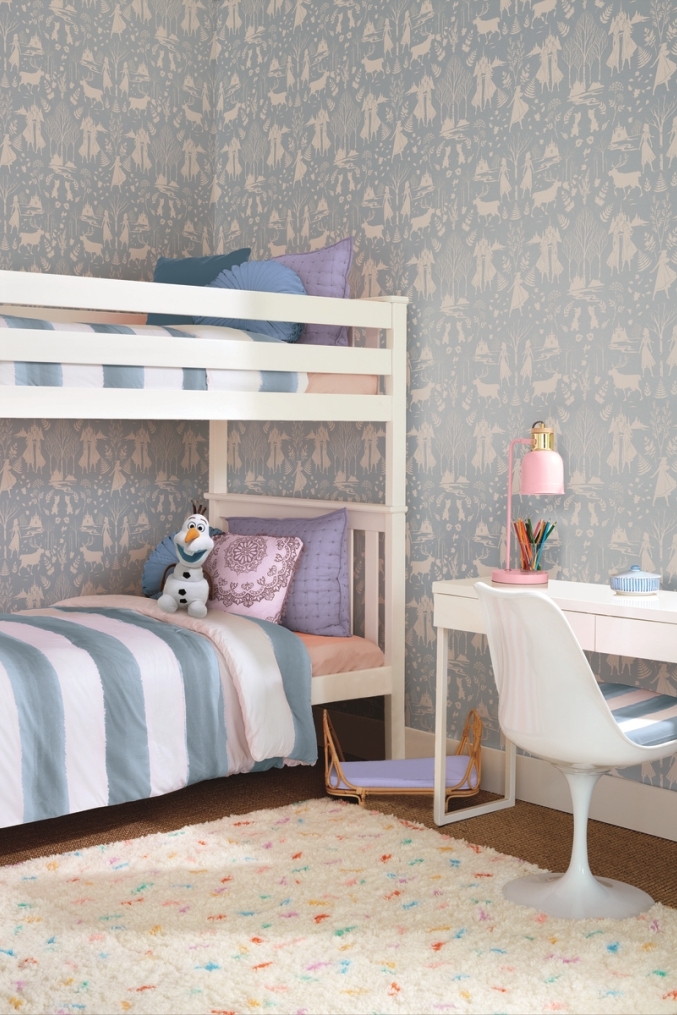 Обои York Disney IV Disney Frozen 2 Nordic DI1012 фото в интерьере