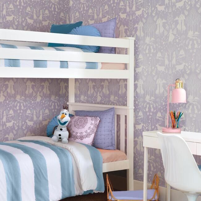 Обои York Disney IV Disney Frozen 2 Nordic DI1013 фото в интерьере