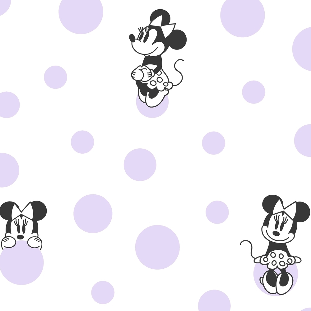 Обои York Disney IV Disney Minnie Mouse Dots DI1028 Обои York Disney IV Disney Minnie Mouse Dots DI1028