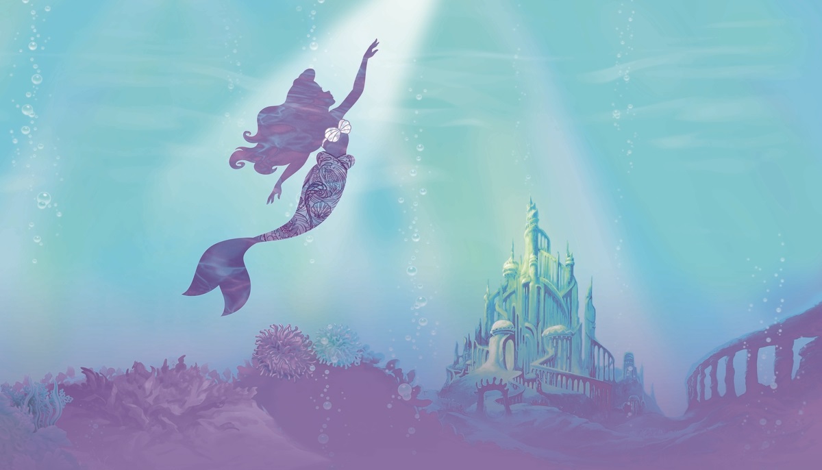 Панно York Disney IV Disney The Little Mermaid Under The Sea RMK11413M Панно York Disney IV Disney The Little Mermaid Under The Sea RMK11413M