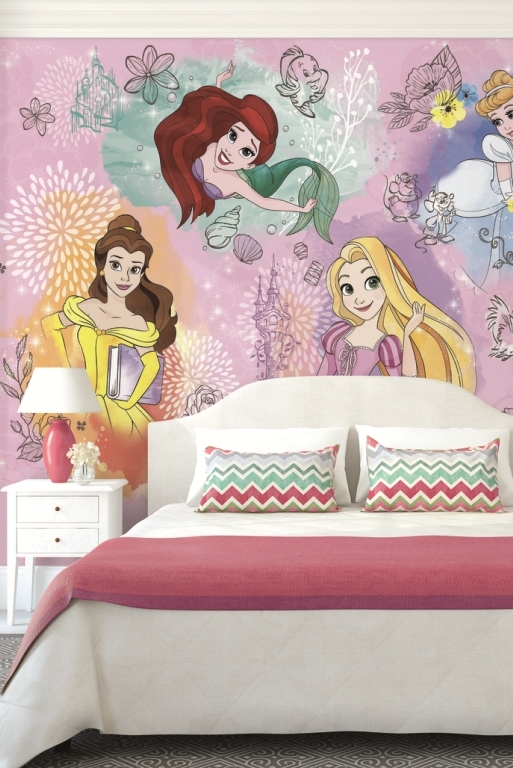 Панно York Disney IV Disney Princess RMK11414M фото в интерьере