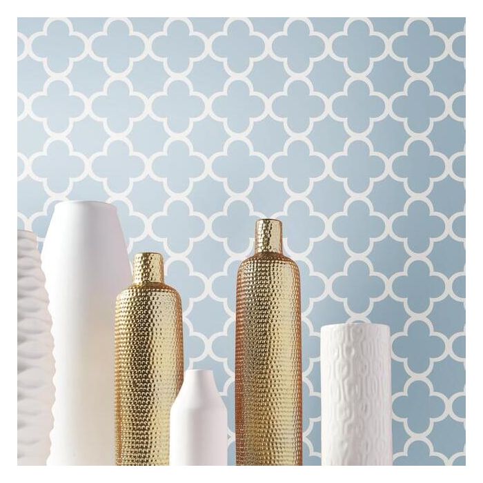 Обои York Geometric Resource Library Framework GM7512 фото в интерьере