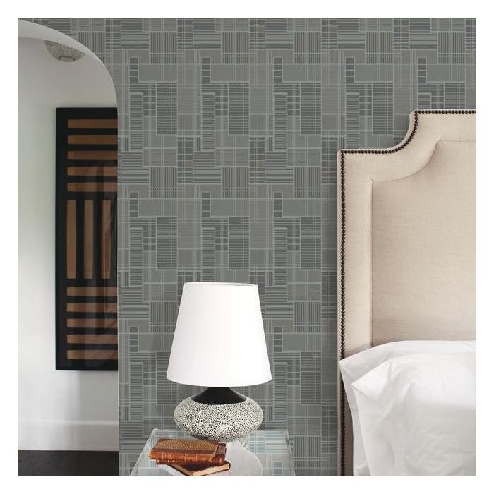 Обои York Geometric Resource Library Remodel GM7530 фото в интерьере