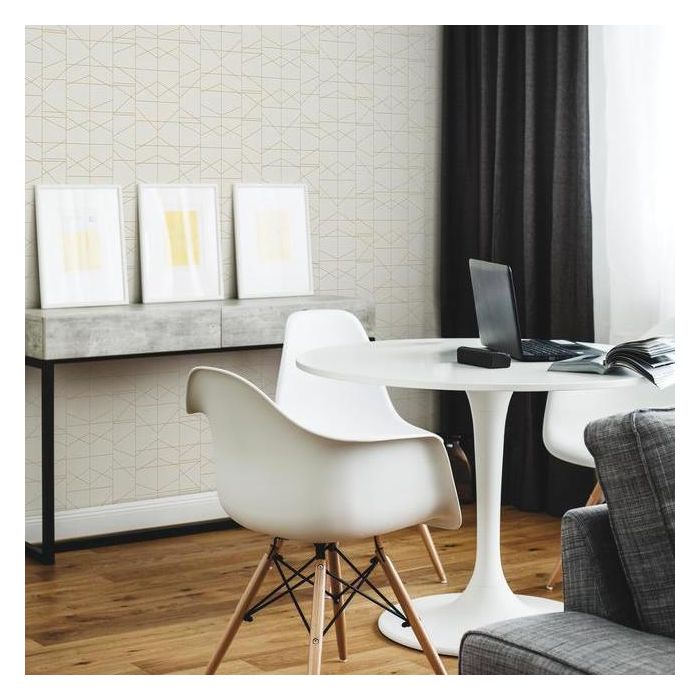 Обои York Geometric Resource Library Modern Perspective GM7543 фото в интерьере