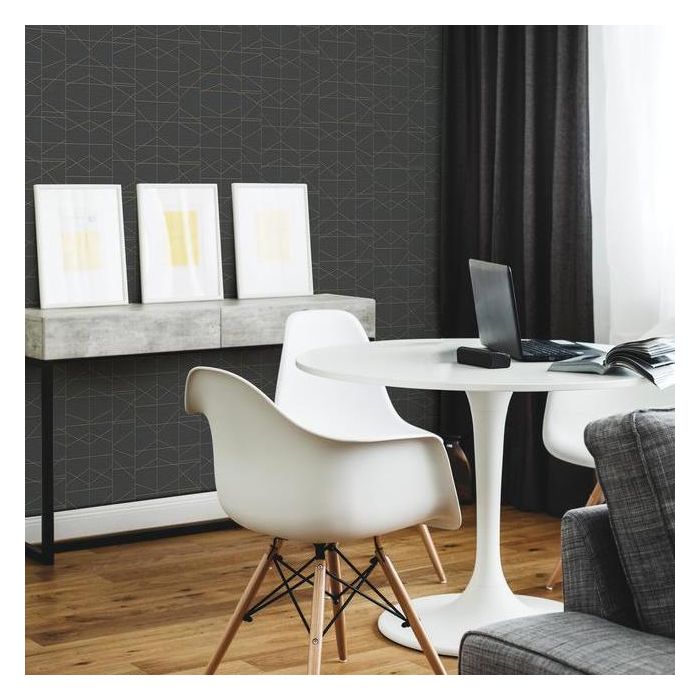 Обои York Geometric Resource Library Modern Perspective GM7547 фото в интерьере