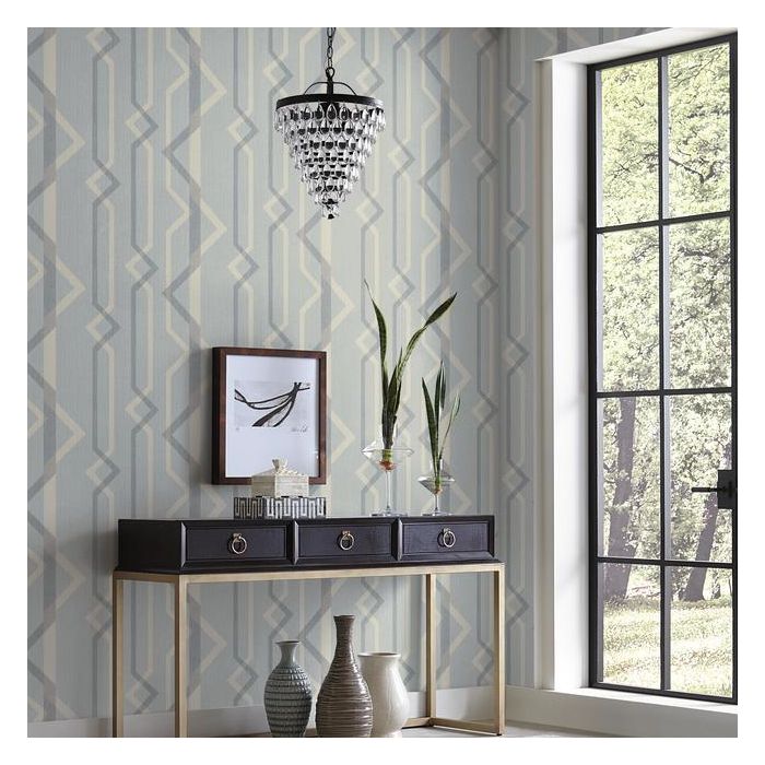 Обои York Geometric Resource Library Shape Shifter GM7601 фото в интерьере