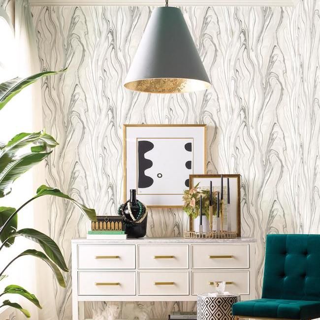 Обои York Impressionist CL2573 фото в интерьере