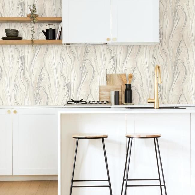 Обои York Impressionist CL2574 фото в интерьере