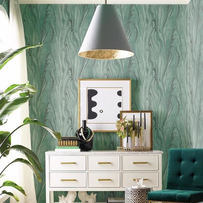 Обои York Impressionist CL2576 фото в интерьере