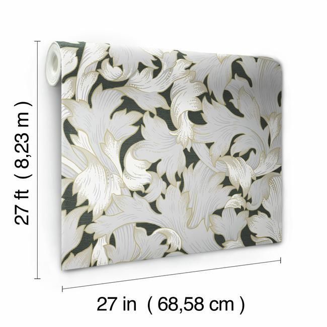 Обои York Modern Heritage 125th Anniversary Acanthus Toss NV5510