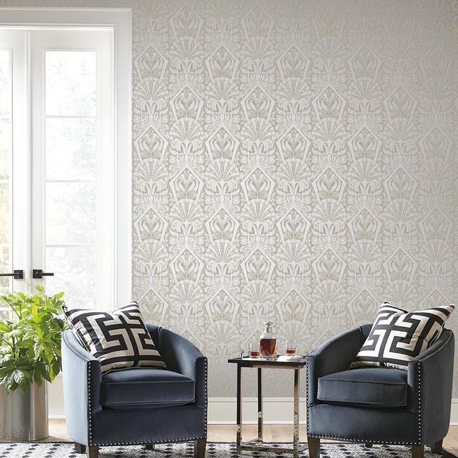 Обои York Modern Heritage 125th Anniversary Zelda NV5532 фото в интерьере