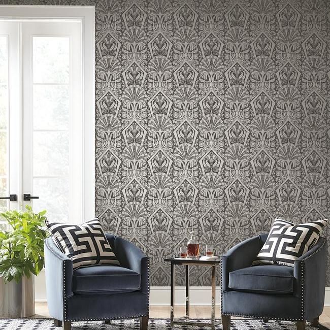 Обои York Modern Heritage 125th Anniversary Zelda NV5533 фото в интерьере