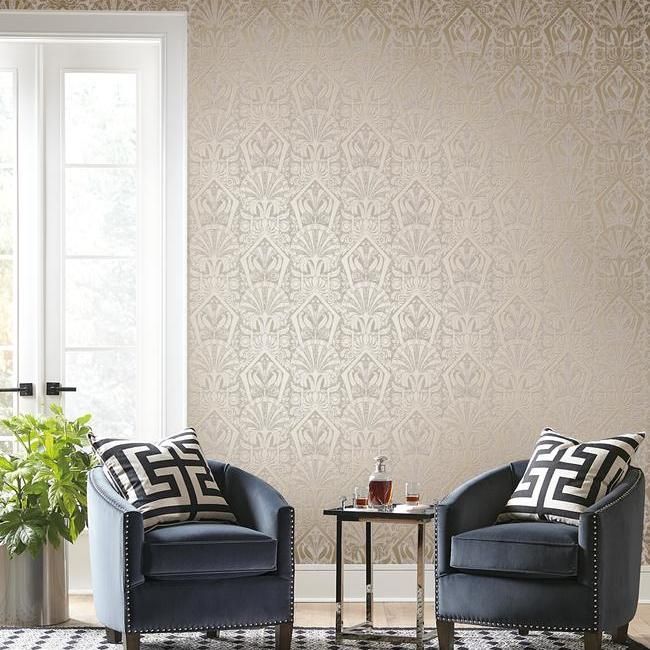 Обои York Modern Heritage 125th Anniversary Zelda NV5534 фото в интерьере