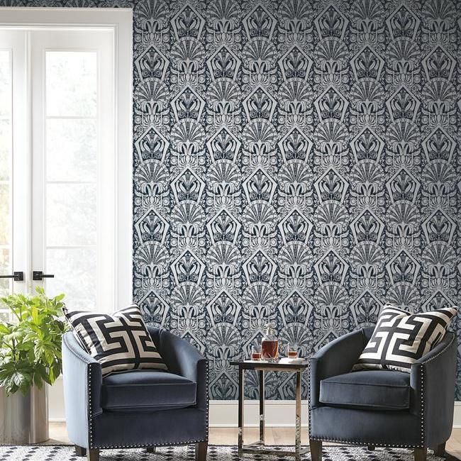 Обои York Modern Heritage 125th Anniversary Zelda NV5536 фото в интерьере