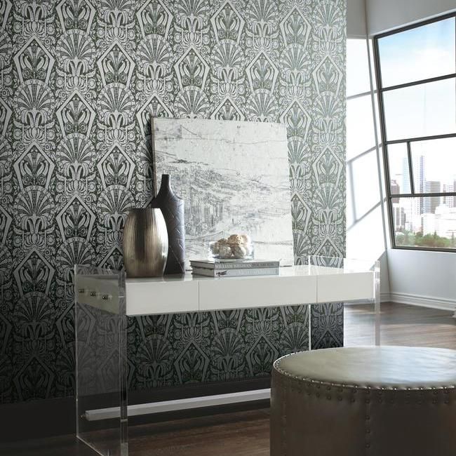 Обои York Modern Heritage 125th Anniversary Zelda NV5536 фото в интерьере