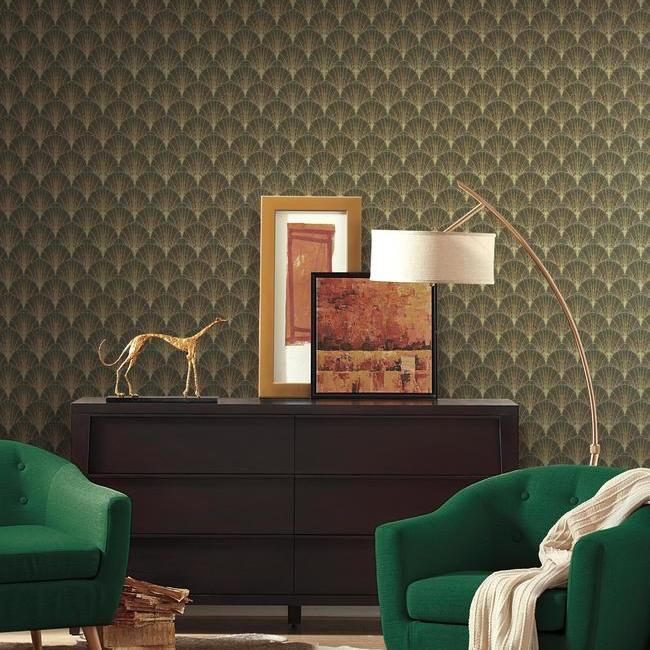 Обои York Modern Heritage 125th Anniversary Scalloped Pearls NV5548