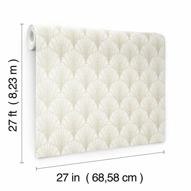 Обои York Modern Heritage 125th Anniversary Scalloped Pearls NV5549