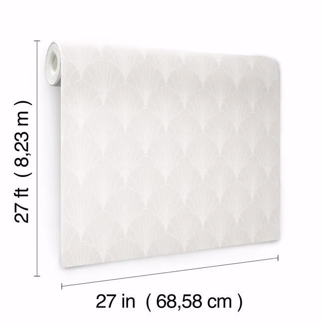 Обои York Modern Heritage 125th Anniversary Scalloped Pearls NV5551
