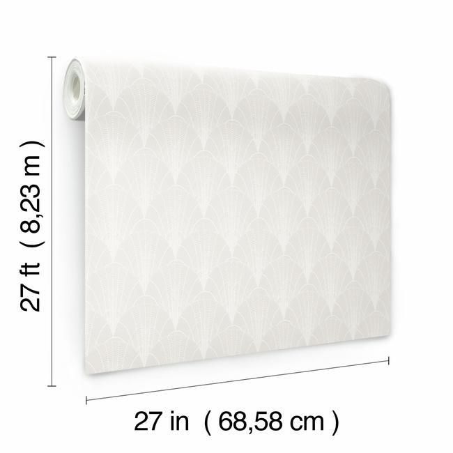 Обои York Modern Heritage 125th Anniversary Scalloped Pearls NV5551