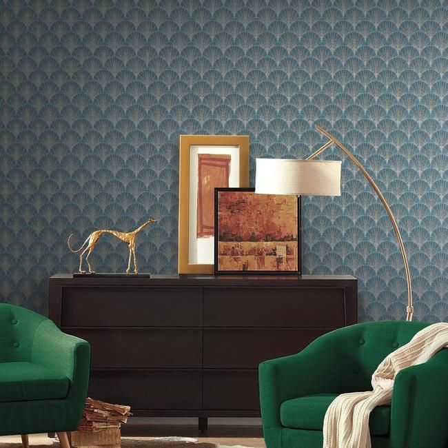 Обои York Modern Heritage 125th Anniversary Scalloped Pearls NV5553