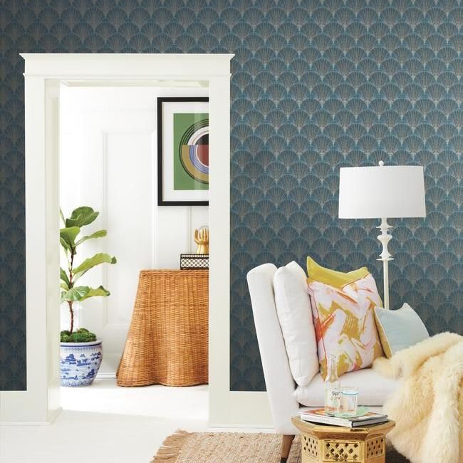 Обои York Modern Heritage 125th Anniversary Scalloped Pearls NV5553