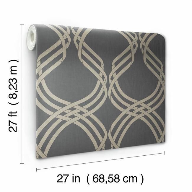 Обои York Modern Heritage 125th Anniversary Dante Ribbon NV5568