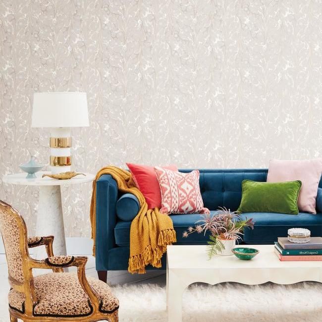 Обои York Modern Heritage 125th Anniversary Marbled Endpaper NV5588 фото в интерьере