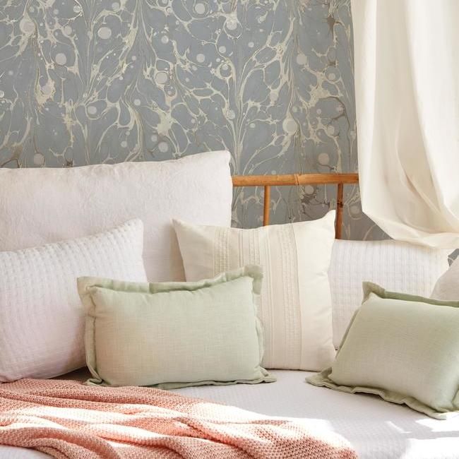 Обои York Modern Heritage 125th Anniversary Marbled Endpaper NV5589 фото в интерьере