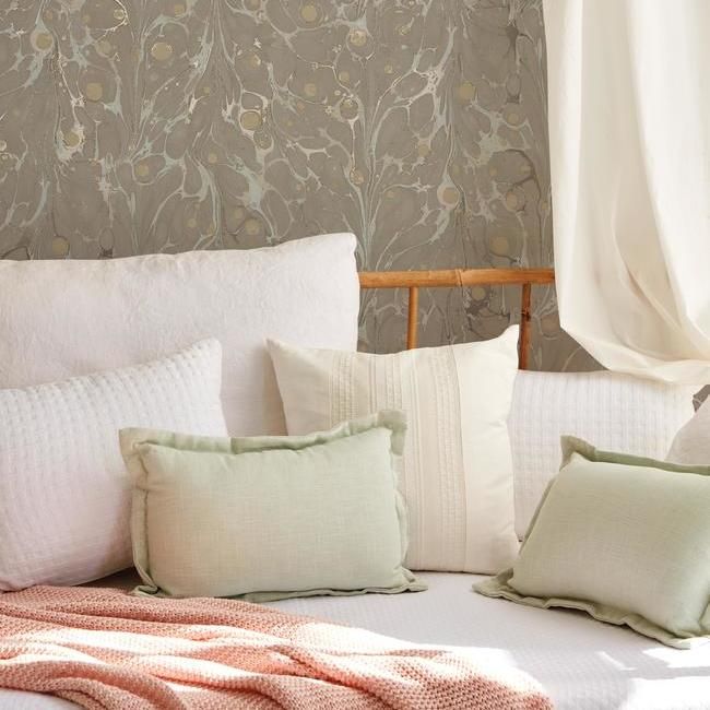 Обои York Modern Heritage 125th Anniversary Marbled Endpaper NV5590 фото в интерьере