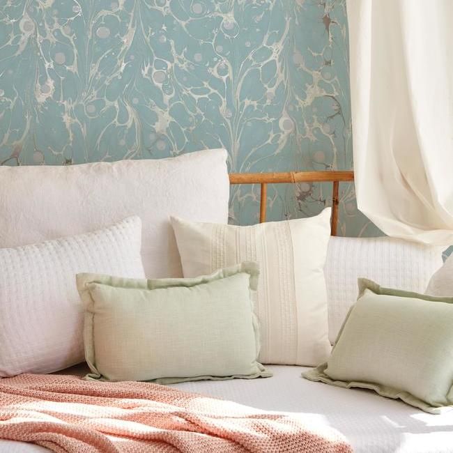 Обои York Modern Heritage 125th Anniversary Marbled Endpaper NV5593 фото в интерьере