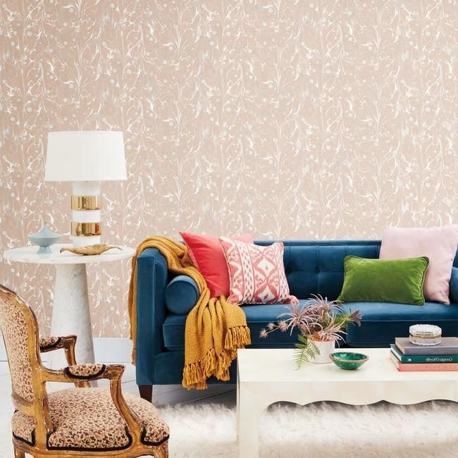 Обои York Modern Heritage 125th Anniversary Marbled Endpaper NV5594 фото в интерьере