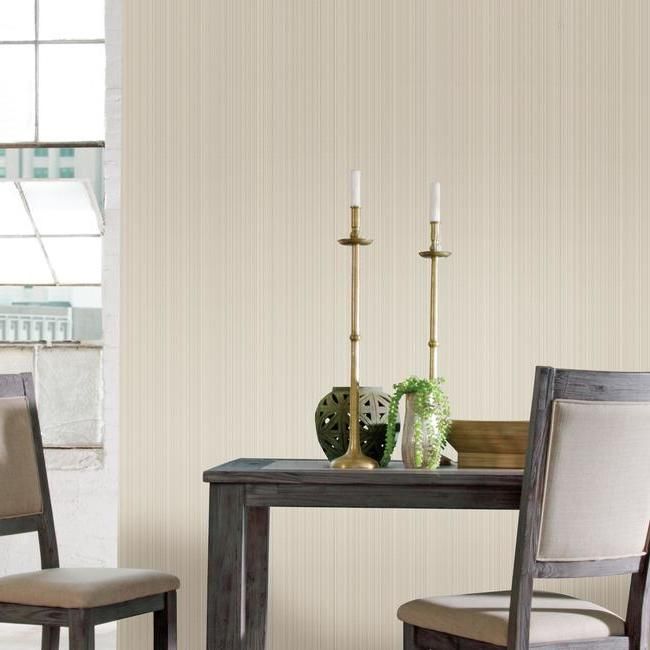 Обои York Modern Heritage 125th Anniversary Linen Strie NV5599 фото в интерьере