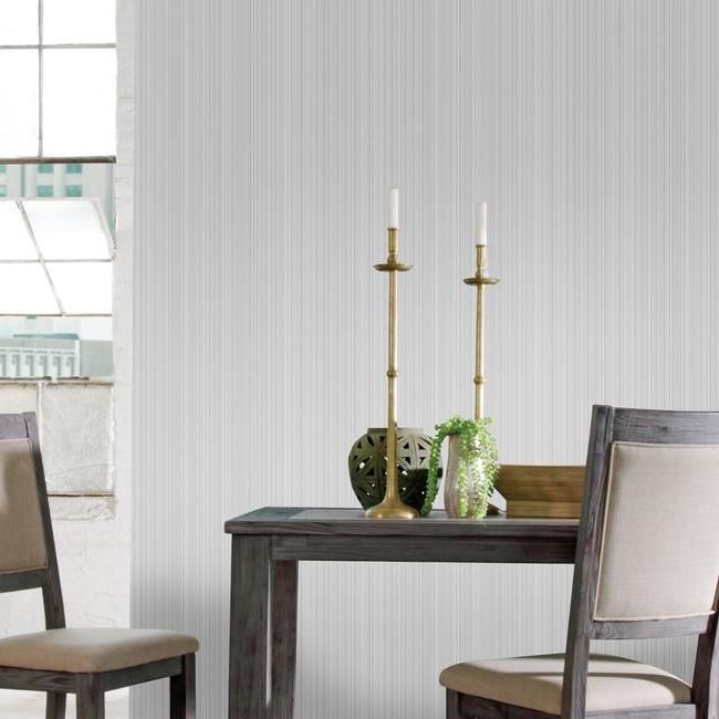 Обои York Modern Heritage 125th Anniversary Linen Strie NV5600 фото в интерьере