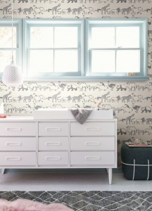 Обои Waverly Kids WK6724 фото в интерьере