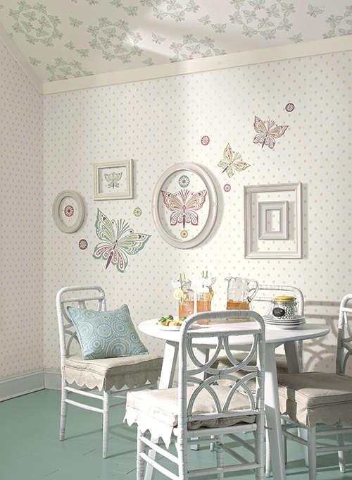 Обои Waverly Kids WK6853 фото в интерьере