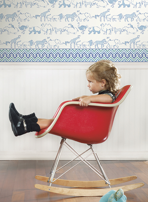 Обои Waverly Kids WK6725 фото в интерьере